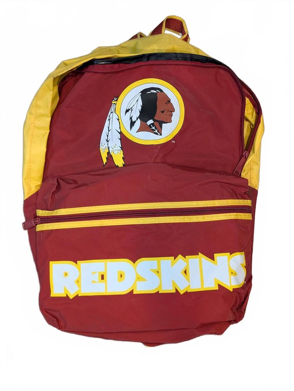 A.D.S. Sports Team NFL Washington Redskins Logo Backpack Bookbag Unisex Vintage